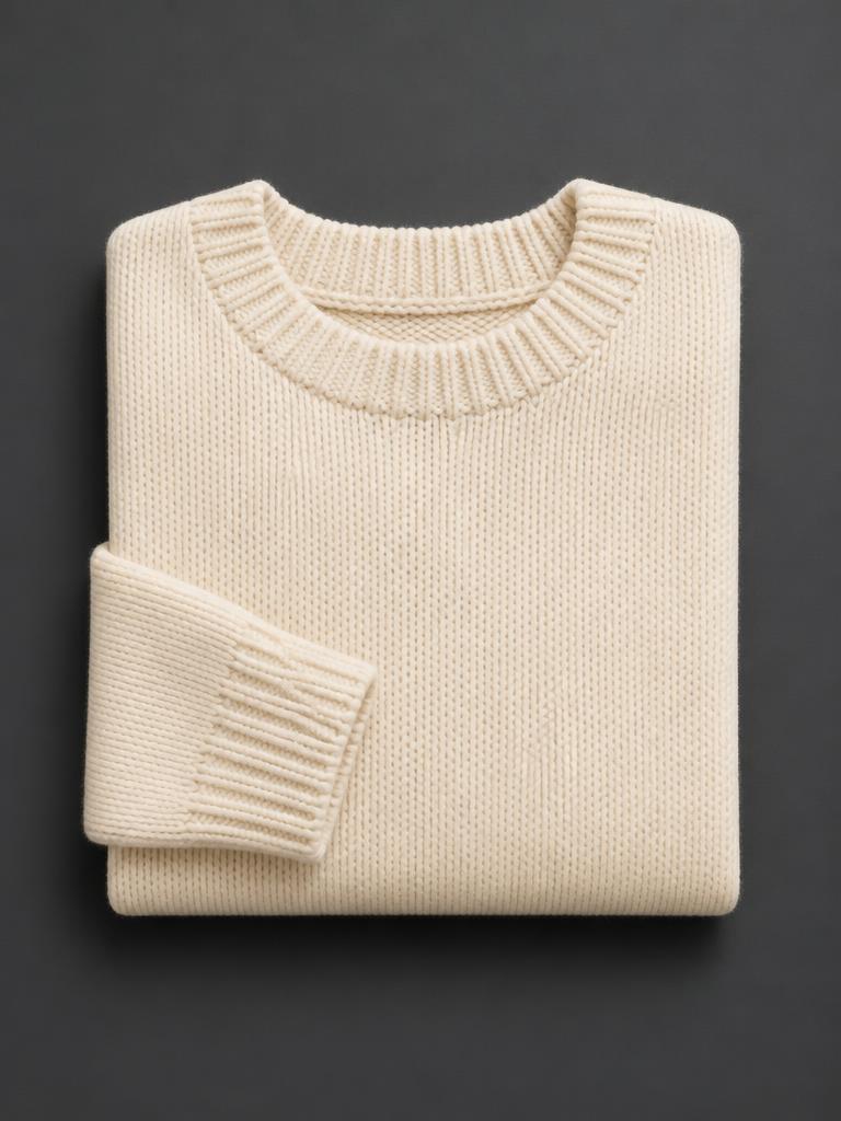 Cream Knit Sweater